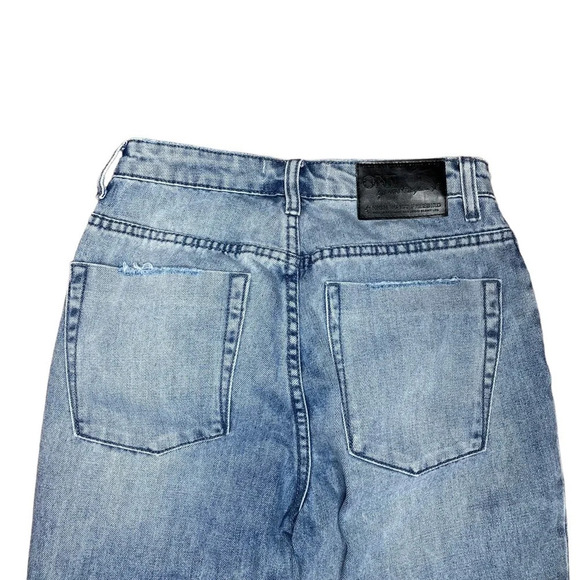 One X OneTeaspoon High Waist Distressed Frayed Ankle Jean.  Sz: 25 - Picture 11 of 12